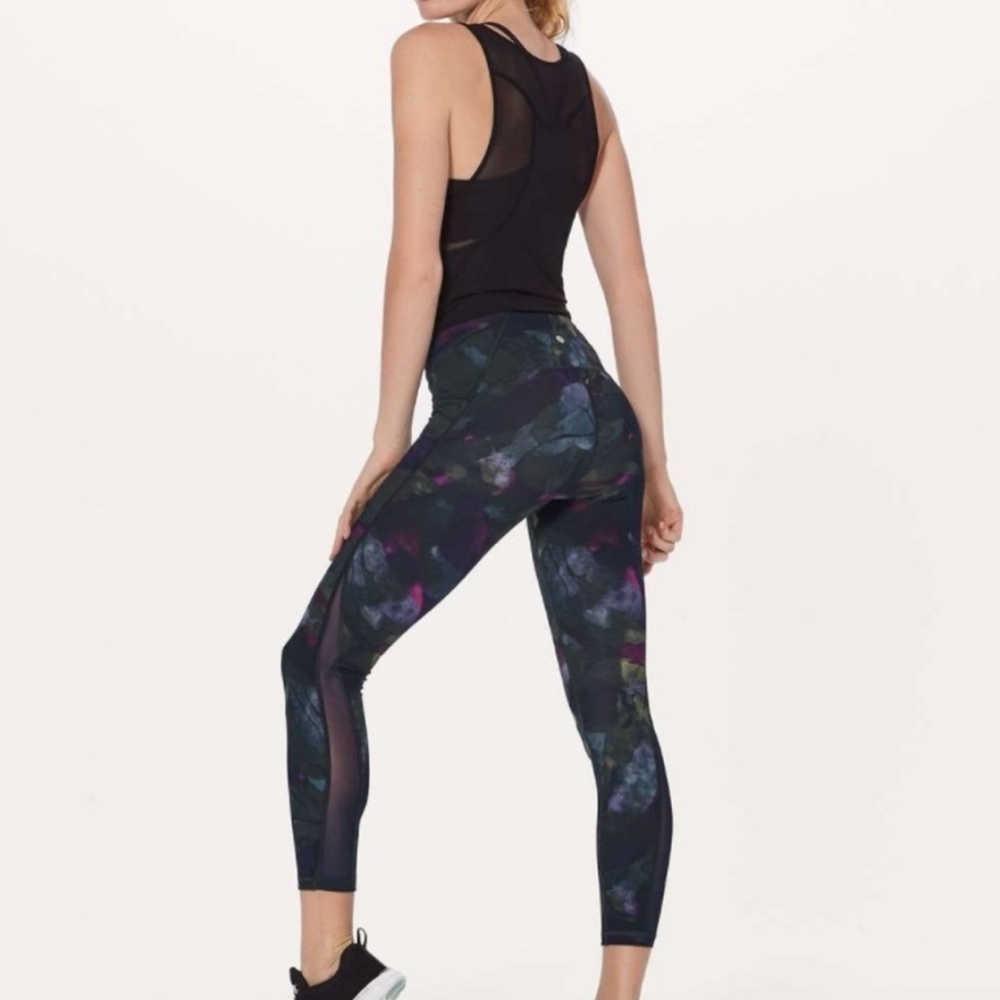 Lululemon Athletica Train Times Leggings Aura Dark Chrome | EUC | Sz 6